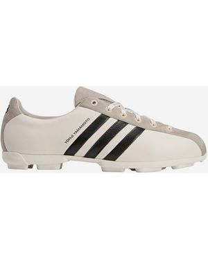 Y-3 Feldschuhe aus Leder - Weiß