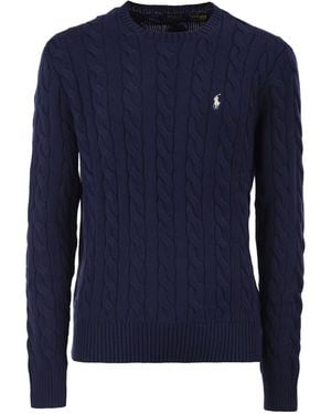 Polo Ralph Lauren Geflochtener Baumwolljersey von - Blau