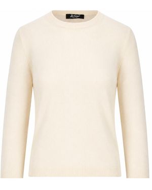LA ROSE Maglia 3/4 Cashmere Cream - Natural