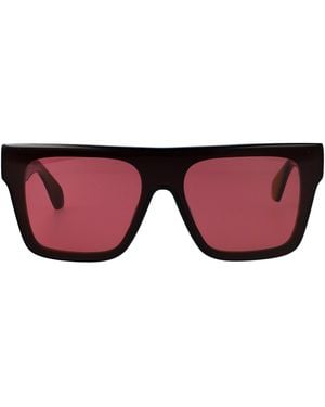 Off-White c/o Virgil Abloh Acetate Sunglasses - Red