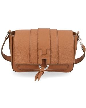 Hogan Trend Flap Bag For - Brown
