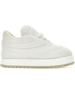 PDF Sneaker Con Pannelli A Rete - Bianco