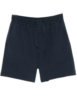 Maison Kitsuné Shorts Mit Kordelzug - Blau