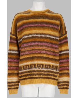 Isabel Marant Striped Crewneck Jumper - Yellow