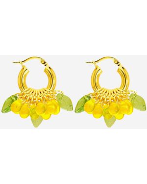 Annele Mini Baby Buttercup Earrings - Yellow