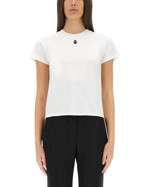 McQueen T-Shirt With Embroidery - White