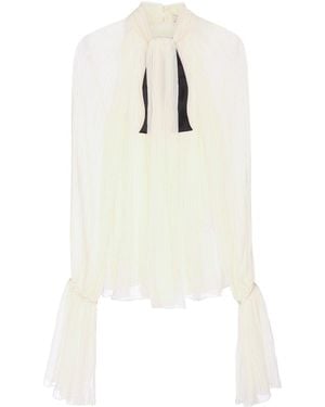 Elisabetta Franchi Style Shirt With Collared Neck - White