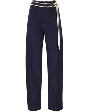 Sportmax Nembi Denim Pants - Blue