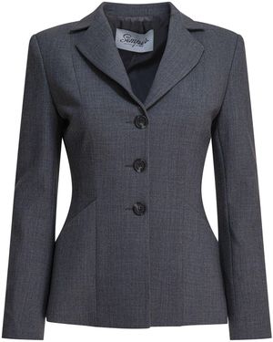 Semler Single-Breasted Blazer Jackets And Coats - Black