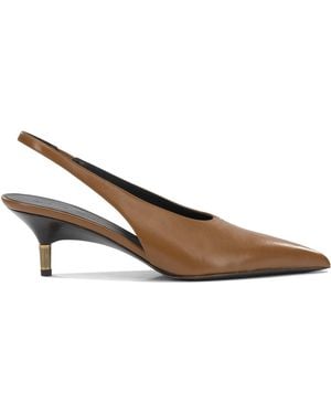 KHAITE "Bella 55Mm" Slingback - Brown