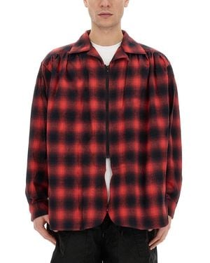 A.I.E. Plaid Shirt - Red