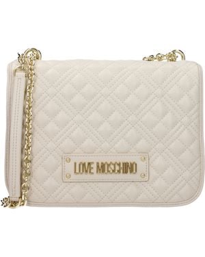 Love Moschino Sacs Sacs Femmes Polyuréthane Beige / Ivory - Neutre