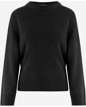 Oliver Lattughi Cashmere Jumper - Black