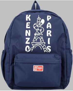 KENZO Boys' Polyester Backpack - Blue