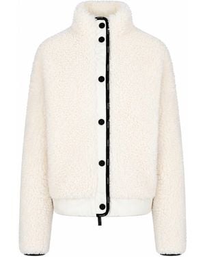 Moncler Cardigan mit Reißverschluss - Natur