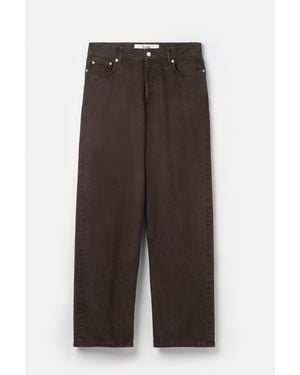 Séfr Wide Cut Jeans - Brown