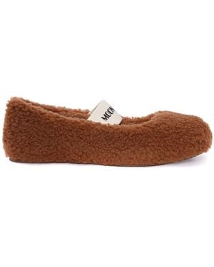 Moon Boot Mb Shearling Ballerina - Brown