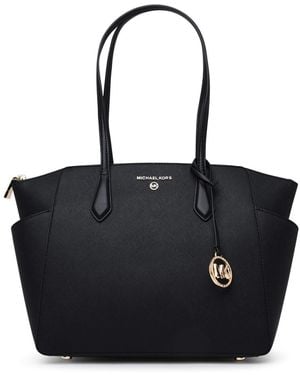 Michael Kors Marilyn Leather Tote - Black