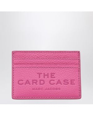 Marc Jacobs Fuchsia Fullgrain Leather Card Holder - Pink