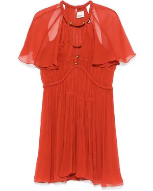 Isabel Marant Ranadial Short Dress - Red