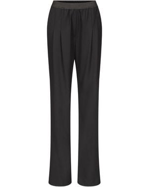Loulou de Saison Niro Elastic Waistband Trousers - Black