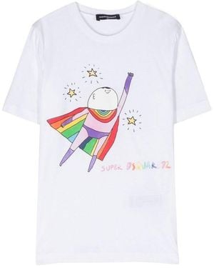 DSquared² Mc Renny Fit T Shirt - White