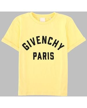 Givenchy T-Shirts Con Stampa Logo - Metallic