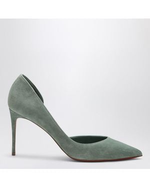 Christian Louboutin Manuka Colored Suede Kate Pumps - Green