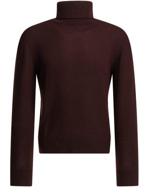 Altum Cashmere Turtleneck Sweater Bordeaux - Brown