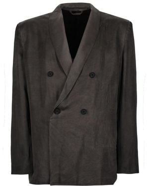 DIESEL Blazer J-Arman-Albg Viscose Jacket - Black