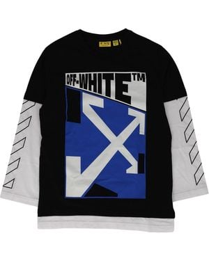 Off-White c/o Virgil Abloh Arrow Constructive Tee L/S - Black