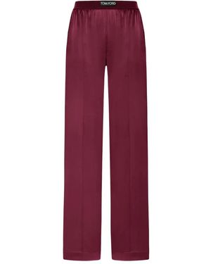 Tom Ford Zijden Broek - Rood