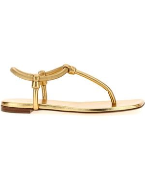 Gianvito Rossi 'juno Thong' Sandalen - Naturel