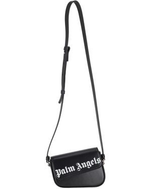 Palm Angels Klassische Logo-Sturztasche von - Weiß
