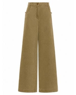 Max Mara Pantalone Lungo - Groen