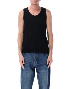 Studio Nicholson Razim Cotton Jersey Tank - Black