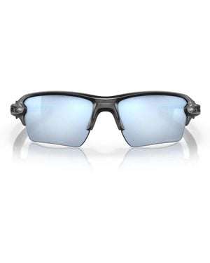 Oakley Sonnenbrille Oo9188 918858 Flak 2.0 Xl Mattschwarz/Prizm Deep Water Unisex Polarisiert - Blau