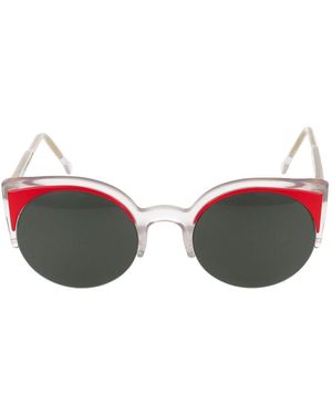 Retrosuperfuture Lucia Oberflächenkoral Sonnenbrille Unisex - Rot