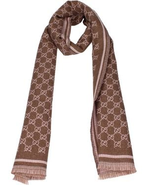 Gucci Scarves Wool - Brown