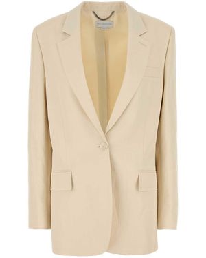 Stella McCartney Ivory Viscose Blend Blazer - Natural