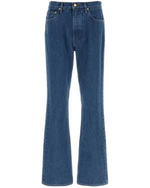 Jil Sander Flared Denim Jeans - Blue
