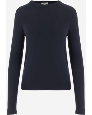 Vince Stretch Modal Jumper - Blue