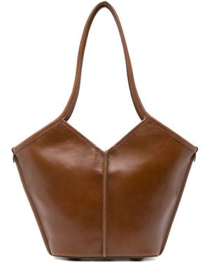 Hereu Small Calella Panelled Tote Bag - Brown