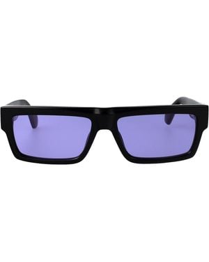 Off-White c/o Virgil Abloh Acetate Sunglasses - Blue