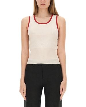 JW Anderson Jw Anderson Knitted Vest - White