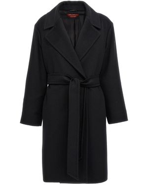 Max Mara Mantel "Pazzo" - Schwarz