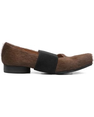 Uma Wang Ballerinas mit Gummiband - Braun
