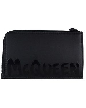 McQueen Alexander Mc Queen Card Holder - Black