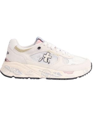 Premiata Premiata Weiße Turnschuhe Mased Offwhite