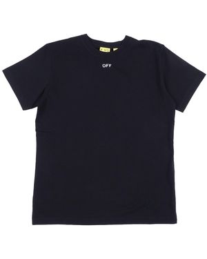 Off-White c/o Virgil Abloh Diag Watercolour Tee S/S - Blue